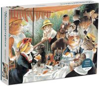 Galison Meowsterpieces - Luncheon of the boating party - puzzle image