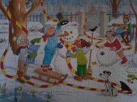 Jumbo The Snowman, Jan Van Haasteren Junior - puzzle image