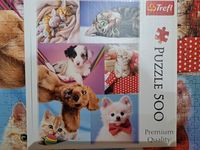 Trefl Kotki koty pieski psy - puzzle image