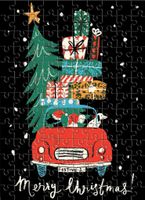 Galison Christmas Car - Puzzlebild