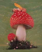 Ceaco Anne Geddes: Mushroom Butterfly - Puzzlebild