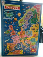 JR Puzzles Picture Map Puzzle of Europe - obrázek puzzlí