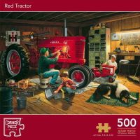Corner Piece Red Tractor - obrázek puzzlí
