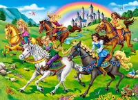 Castorland Princess Horse Ride - puzzle image