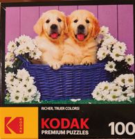 Kodak Puppy Basket - puzzle image