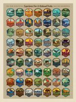 True South National Park Emblems - imagen del puzzle