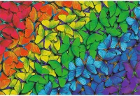 Trefl Rainbow Butterflies (wooden) - puzzle image
