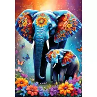 Alipson Elephants - obrázek puzzlí