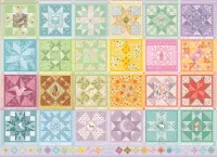 Cobble Hill Star Quilt Seasons - puzzle image