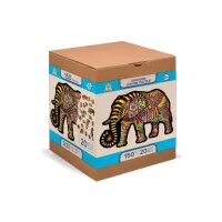 WoodenCity Magic Elephant - puzzle image