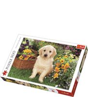 Trefl Puppy Labrador in the garden - puzzle image