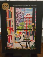 Indigo Cat and the city - puzzle image