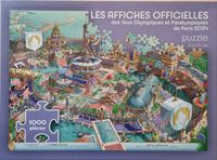 One Art Les affiches officielles des Jeux Olympiques et Paralympiques de Paris 2024 - puzzle image