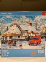 Corner Piece Winter Sledge - obrázek puzzlí