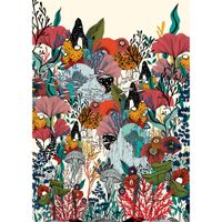 Peace and Love Fresque Sous Marine - obrázek puzzlí