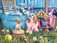 SunsOut Suds N Pups - puzzle image