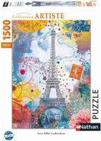 Nathan Tour Eiffel multicolore - puzzle image