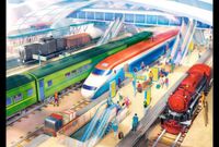 Castorland Train Station - obrázek puzzlí