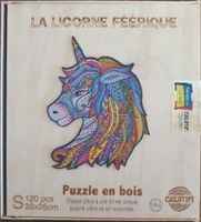 Creatif wood La licorne féerique - puzzle image