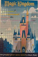 Disney Set of 4 Puzzles: Magic Kingdom - puzzle image