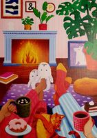 Janod Soirée au coin du Feu - puzzle image