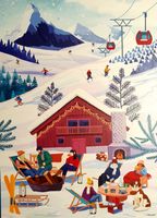Janod Hiver à La Montagne - puzzle image