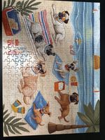 Rokt razo Dogs on the beach - obrázek puzzlí