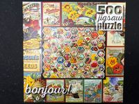 Buffalo Games Bonjour: Vintage Ephemera - obrázek puzzlí