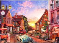 HuaDada Morning Town - puzzle image