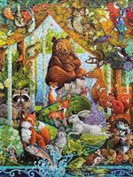 Bits and Pieces Woodland Scene - obrázek puzzlí