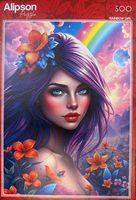 Alipson Rainbow girl - puzzle image