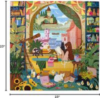 EeBoo Relaxing and Reading - obrázek puzzlí