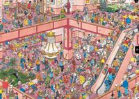 Jumbo Jan van Haasteren: Shop till you drop - obrázek puzzlí