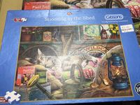 Gibsons Snoozing in the Shed - puzzle image
