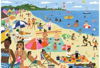 Falcon Life's a beach - puzzle image