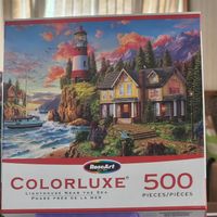 RoseArt Lighthouse Near the Sea - obrázek puzzlí