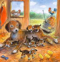 Ravensburger Cuddle Time 3/3 - Dogs - obrázek puzzlí