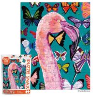 Werkshoppe Lady Flamingo - puzzle image