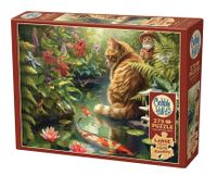 Cobble Hill Koi Cat - puzzle image