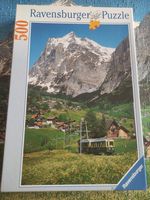 Ravensburger Switzerland: Cablecar against the Wetterhorn - puzzle image