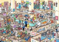 Jumbo Jan van Haasteren: Get Well Soon - obrázek puzzlí