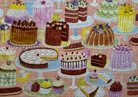 Buffalo Games Bonjour! Cakes Galore! - puzzle image