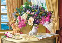 Trefl Flowers in the Morning - puzzle image