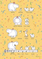 Workman Puzzle Hippo Birdie Two Ewe - puzzle image