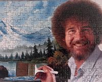 Running Press Bob Ross: Happy Little Puzzles - obrázek puzzlí