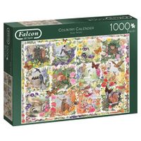 Falcon Country Calender - puzzle image