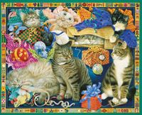 Holdson Cats with All the Presents - obrázek puzzlí