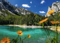 Ravensburger Green lake near Tragöß - puzzle image