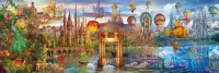 Clementoni Fantasy Panoramic - obrázek puzzlí