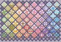 Cobble Hill Four Square Quilt Blocks - puzzle image